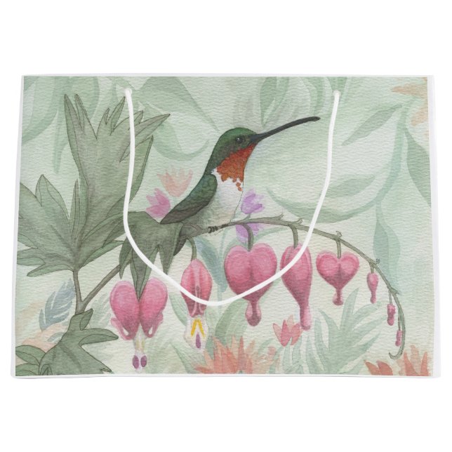 Sac à cadeau colibri (Devant)