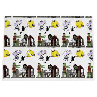 Sac à cadeau grand format Zombie Halloween Land