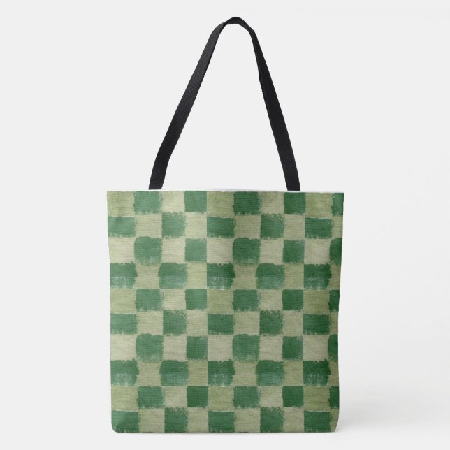 Sac à carreaux verts (Devant)