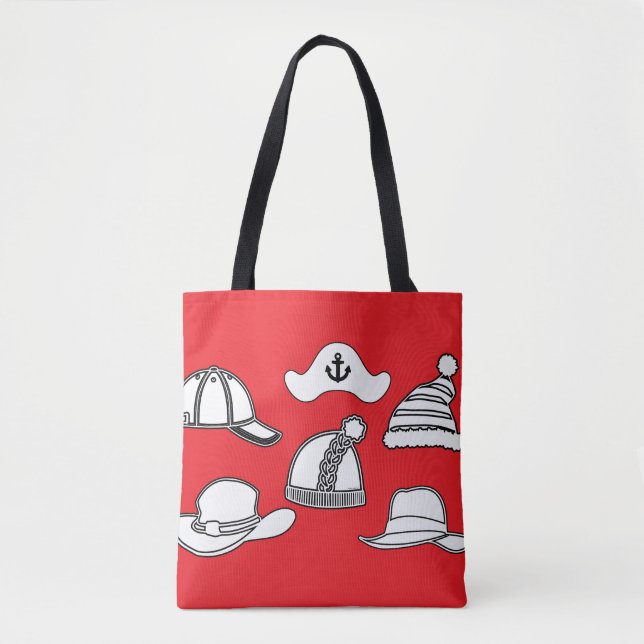 Sac À Chapeau Rouge Fun Tote (Devant)