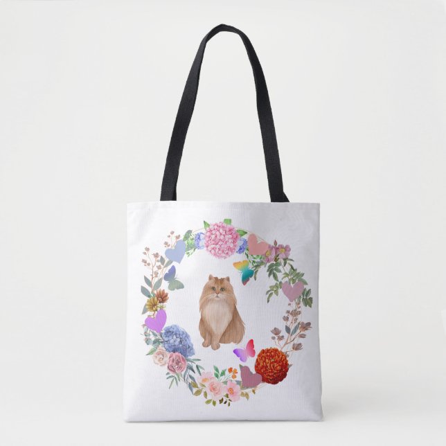 Sac à chat floral (Devant)