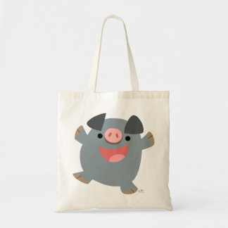 Sac à cochon rebondi en caricature mignonne