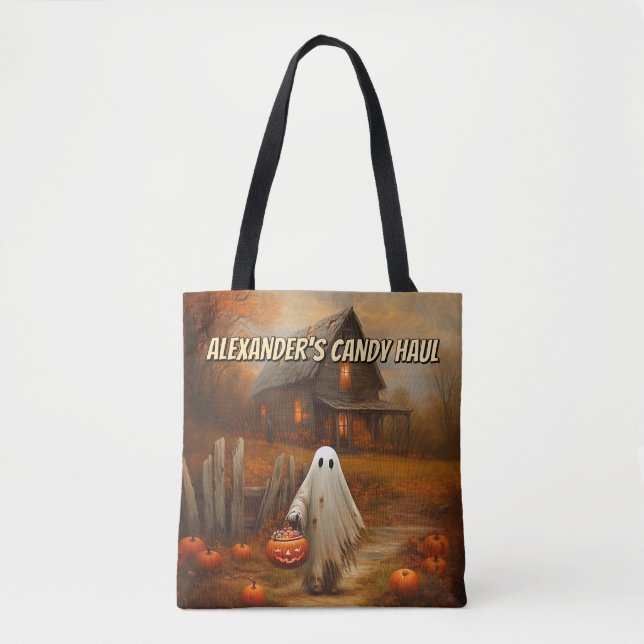 Sac à collants ou à traitants Ghost personnalisé p (Devant)