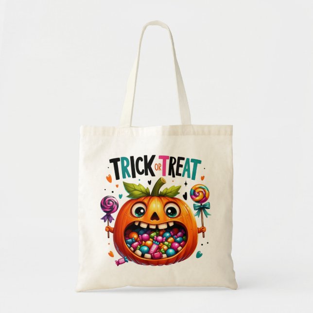 Sac à collet ou à gâteau Jack-o'Lantern (Devant)