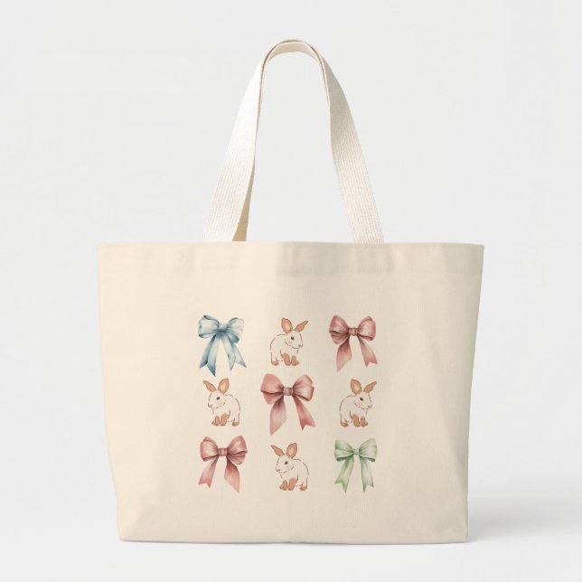 Sac à cordon Bunnies and Bows (Devant)