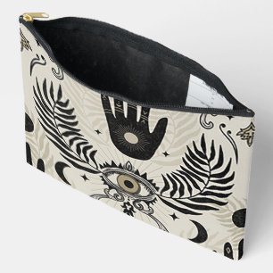 Sac à cosmétiques avec impression d'œil maléfique