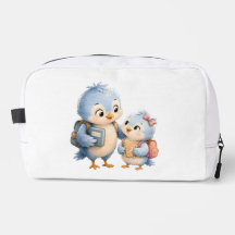 Sac à cosmétiques des frères et sœurs Blue Bird