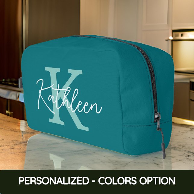 Sac à cosmétiques personnalisé pour demoiselles d' (personalized gift for mom, makeup bag for girls, bridesmaid cosmetic bag, monogrammed gift for women)