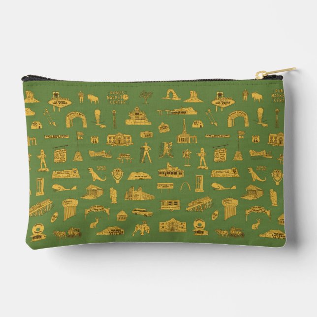 Sac à cosmétiques Retro Road Trip (Verso)
