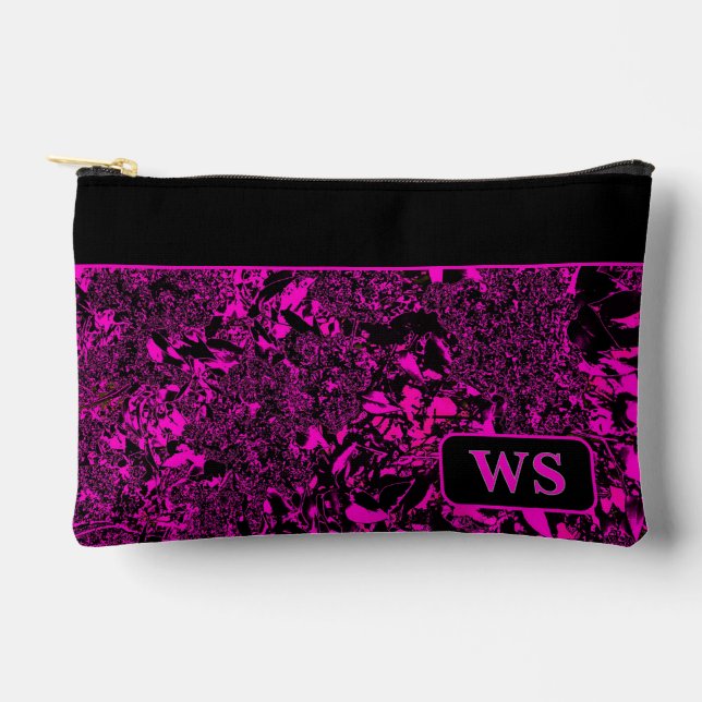 Sac à cosmétiques rose vif  (Recto)
