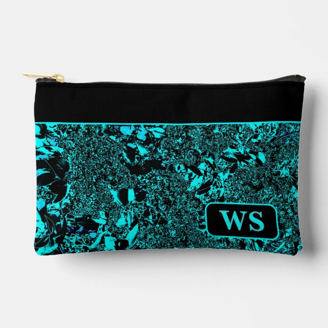 Sac à cosmétiques sarcelle vif  (Recto)