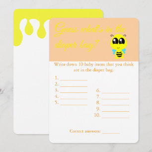 Sac à couches, Baby shower, prospectus de carte de