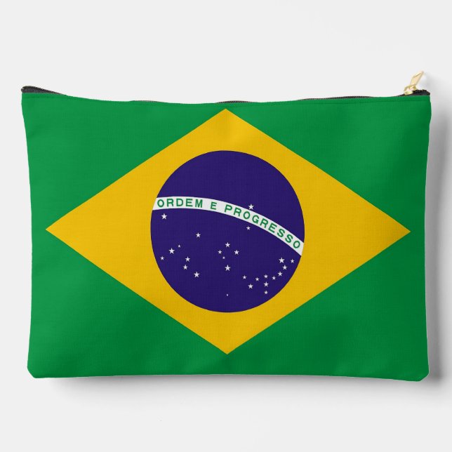 Sac à coudre avec impression du drapeau du Brésil (Verso)