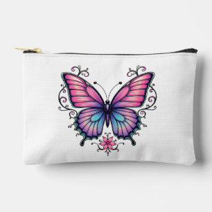 Sac à coudre avec une belle impression de papillon