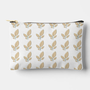 Sac à coudre découpé à motif de feuille minimalist