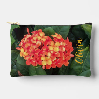 Sac à coudre en fleur Ixora