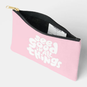 Sac à coudre et à couper avec impression de maquil