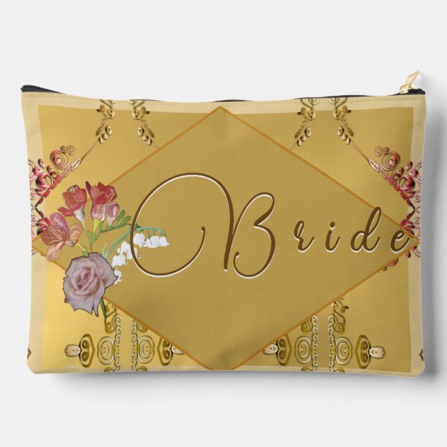 Sac à coudre floral de la mariée (Verso)