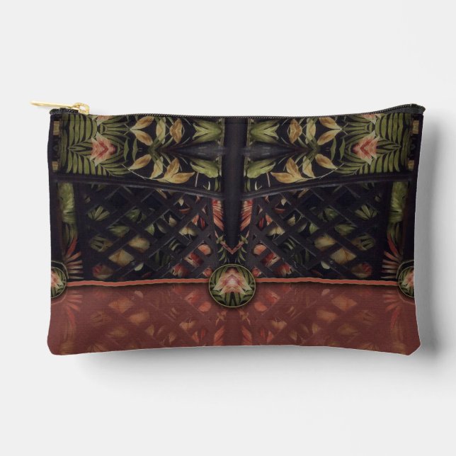 Sac à coudre Tropical Latticwork Clutch (Recto)