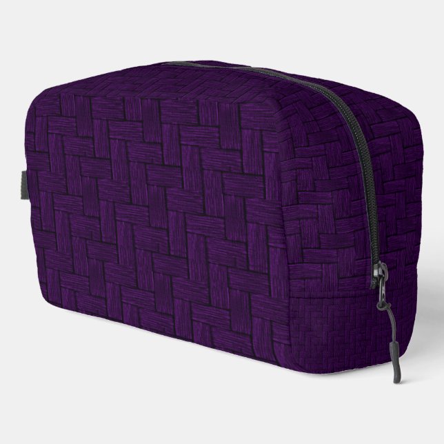 Sac à couture coupé Blocé pour kit Dopp violet (Coin droit)