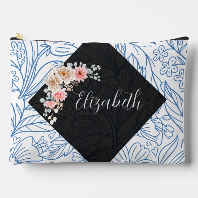 Sac à découper et à coudre en floral (Recto)