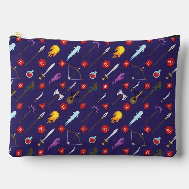 Sac à dés Motif DnD Jouer (Recto)