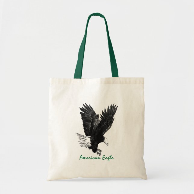Sac à dessin en toile American Eagle (Devant)