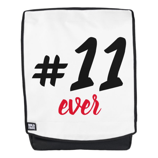 Sac à dos #11 ever (Devant)