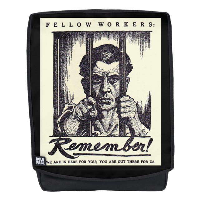 Sac À Dos 1917 Fellow Workers Rappelez-vous ! (Devant)