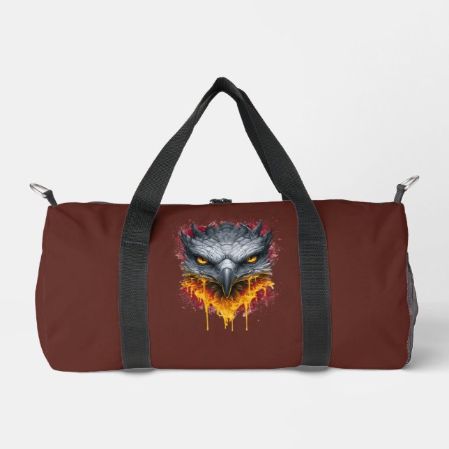 Sac à dos à éclaboussures d'aquarelle Hawk ardent (Recto)