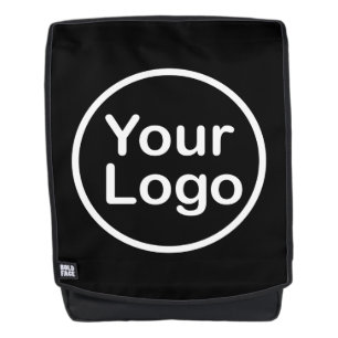 Sac À Dos Ajouter votre propre logo Arrière - plan noir