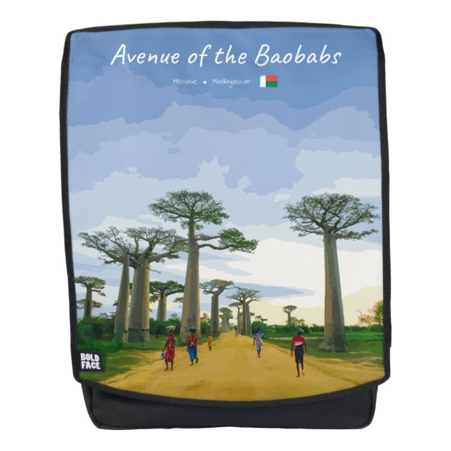 Sac À Dos Allée des Baobabs, Madagascar - Paysage (Devant)