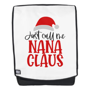 Sac À Dos Appelle-Moi Nana Claus-56768