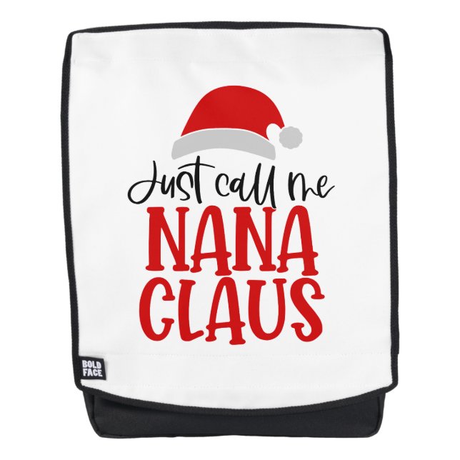 Sac À Dos Appelle-Moi Nana Claus-56768 (Devant)