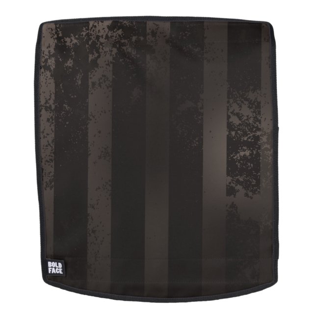 Sac À Dos Arrière - plan brun rayé Steampunk (Devant amovible)