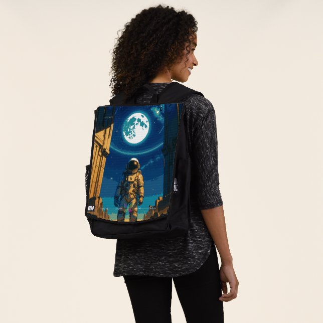 Sac À Dos Astronaute sous la porte céleste Premium (Porté)