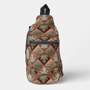 Sac à dos avec motif en feuille d'érable