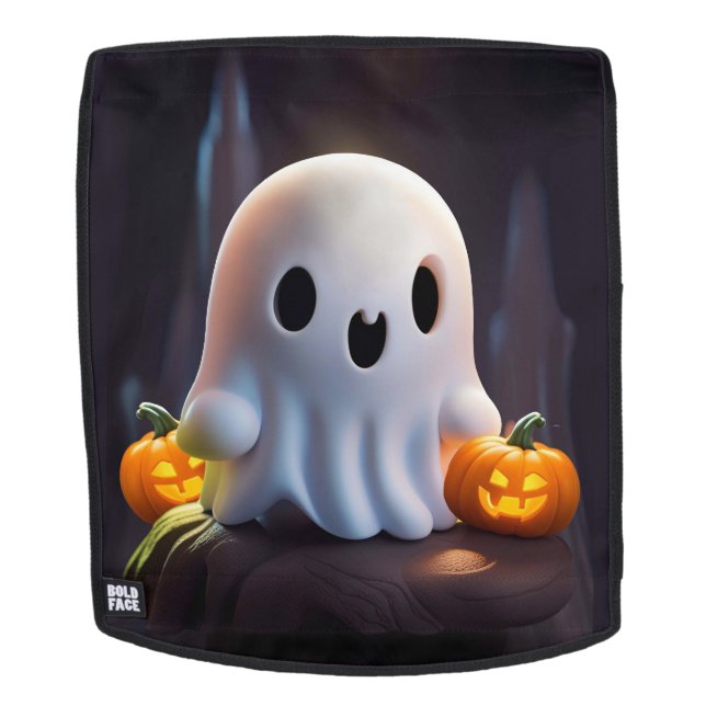 Sac À Dos Baby Ghost Déplaisant mignon caractère Halloween (Devant amovible)