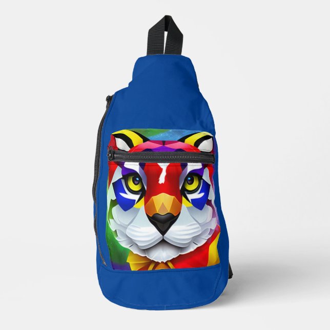 Sac à dos bleu chat d'Alexander (Recto)