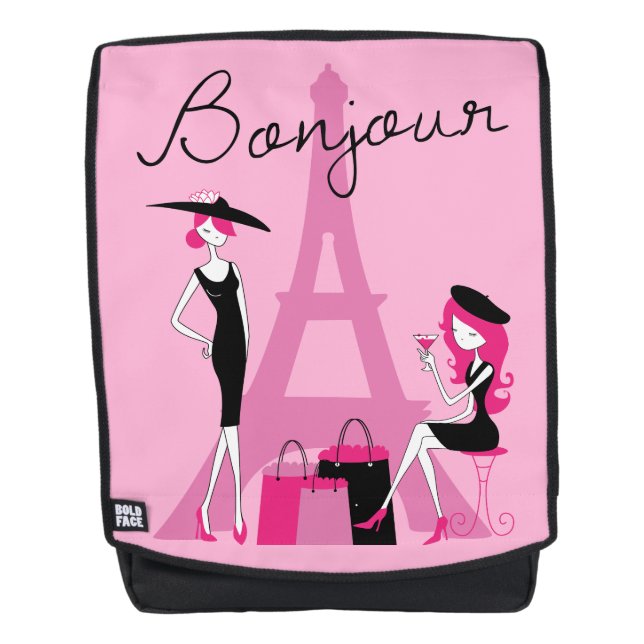 Sac À Dos Bonjour Paris (Devant)