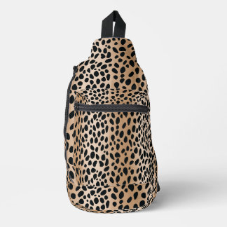 Sac à dos Brown pour carrosserie imprimé Cheetah