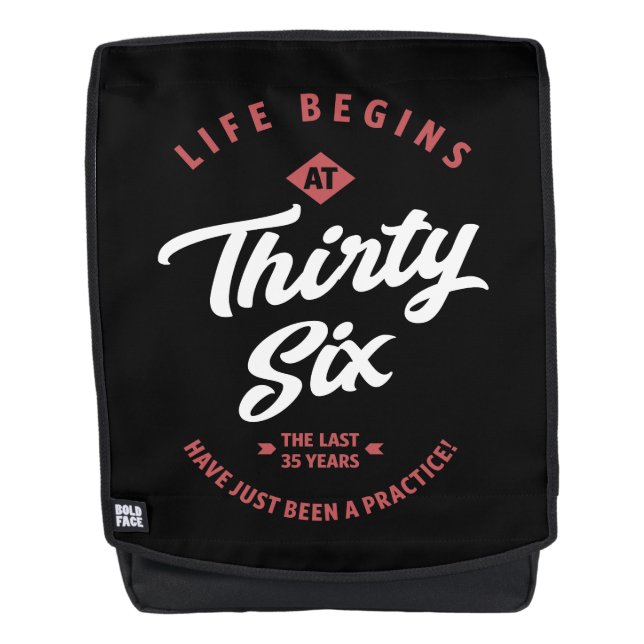 Sac À Dos Cadeau de 36 ans (Devant)