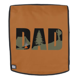 Sac À Dos Cadeau drôle pour la fête des pères Randonnée Camp