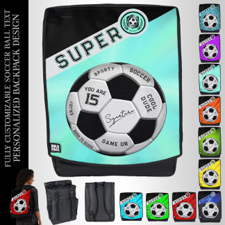 Sac À Dos Cadeaux de ballons de football personnalisés pour 