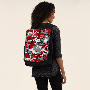 Sac À Dos Camouflage rouge et gris, Militaire, Armée