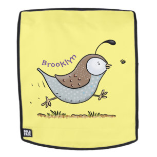 Sac À Dos Caricature de caille californienne joli