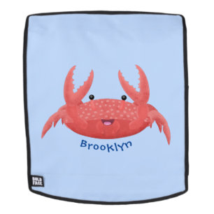 Sac À Dos Caricature de crabe rouge cuite