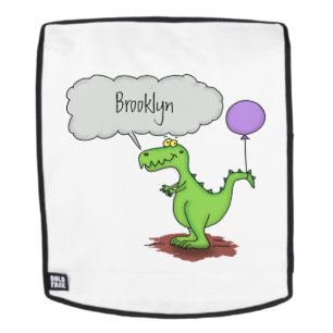Sac À Dos Caricature de dragon dragon drôle et vert respiran