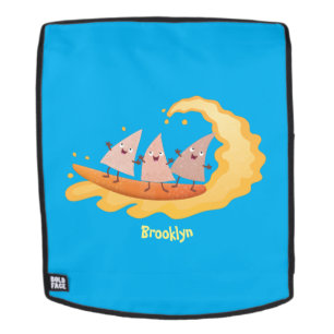 Sac À Dos Caricature de surf pour chips de maïs mignonette n