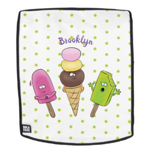 Sac À Dos Caricature drôles de glace popsicle dessin animé t